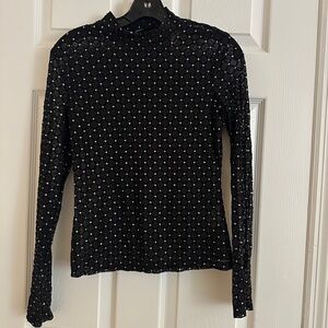 Elegant Black Long Sleeve Top